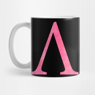 Pink Lambda Mug